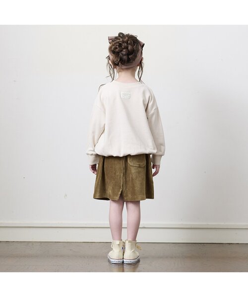 BREEZE(ブリーズ)の「/ニットコールスカート(スカート・キッズ・ベージュ/オレンジ・120/80/130/140/90/110/100)」の4枚目の写真