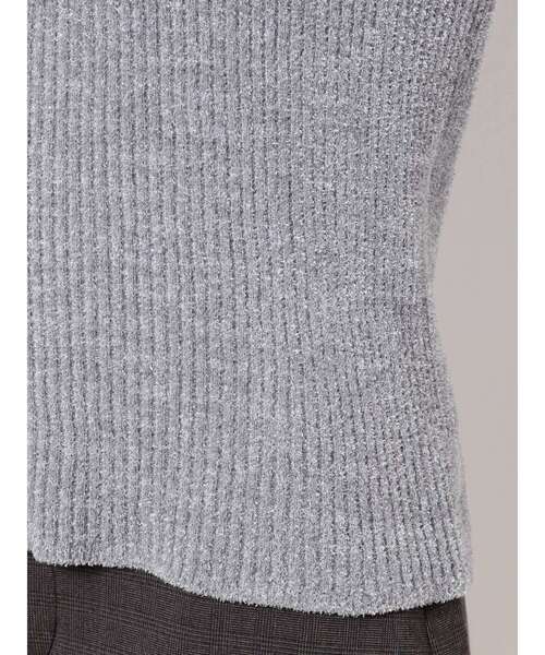 dazzlin（ダズリン）の「レースモールリブニット（ニット/セーター・レディース・ブラック/アイボリー/グレー・FREE）」の18枚目の写真