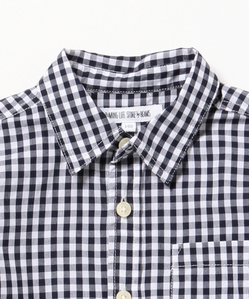 B:MING by BEAMS（ビーミングバイビームス）の「ビーミング by ビームス / ギンガムチェックシャツ（シャツ/ブラウス・キッズ・イエロー/ブルー/その他1・80/90/100/110/120/130）」の21枚目の写真