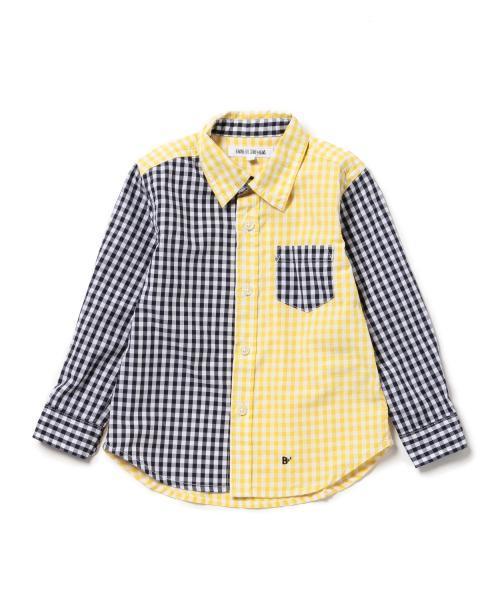 B:MING by BEAMS（ビーミングバイビームス）の「ビーミング by ビームス / ギンガムチェックシャツ（シャツ/ブラウス・キッズ・イエロー/ブルー/その他1・80/90/100/110/120/130）」の9枚目の写真