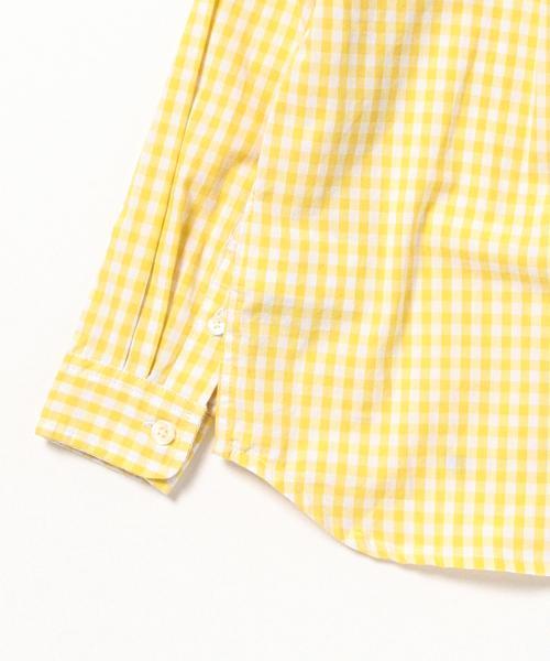 B:MING by BEAMS（ビーミングバイビームス）の「ビーミング by ビームス / ギンガムチェックシャツ（シャツ/ブラウス・キッズ・イエロー/ブルー/その他1・80/90/100/110/120/130）」の8枚目の写真
