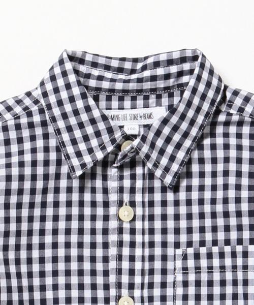 B:MING by BEAMS（ビーミングバイビームス）の「ビーミング by ビームス / ギンガムチェックシャツ（シャツ/ブラウス・キッズ・イエロー/ブルー/その他1・80/90/100/110/120/130）」の7枚目の写真