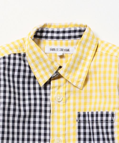 B:MING by BEAMS（ビーミングバイビームス）の「ビーミング by ビームス / ギンガムチェックシャツ（シャツ/ブラウス・キッズ・イエロー/ブルー/その他1・80/90/100/110/120/130）」の18枚目の写真