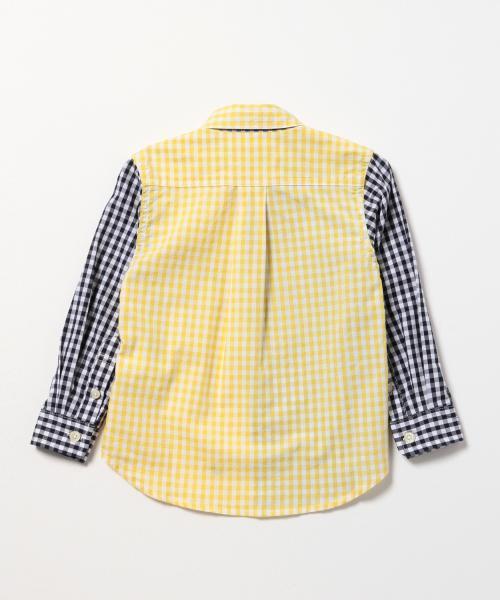 B:MING by BEAMS（ビーミングバイビームス）の「ビーミング by ビームス / ギンガムチェックシャツ（シャツ/ブラウス・キッズ・イエロー/ブルー/その他1・80/90/100/110/120/130）」の16枚目の写真