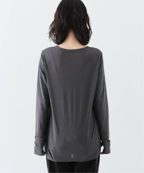SLOBE IENA(スローブイエナ)の「ニュアンスインナー【手洗い可能】◆(Tシャツ/カットソー・レディース・ホワイト/チャコールグレー/アイボリー・FREE)」の7枚目の写真