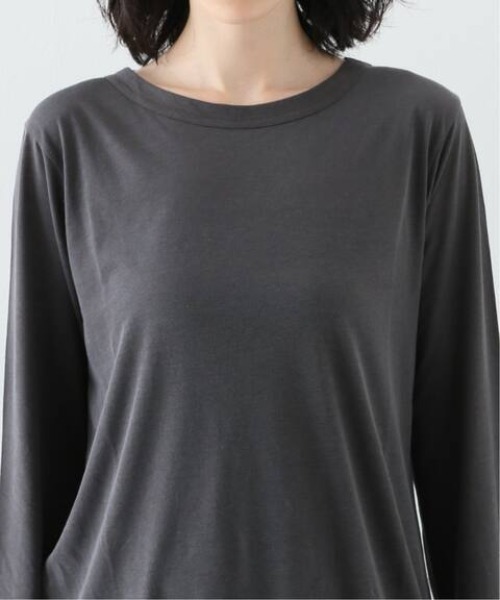 SLOBE IENA(スローブイエナ)の「ニュアンスインナー【手洗い可能】◆(Tシャツ/カットソー・レディース・ホワイト/チャコールグレー/アイボリー・FREE)」の8枚目の写真