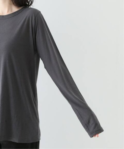 SLOBE IENA(スローブイエナ)の「ニュアンスインナー【手洗い可能】◆(Tシャツ/カットソー・レディース・ホワイト/チャコールグレー/アイボリー・FREE)」の10枚目の写真