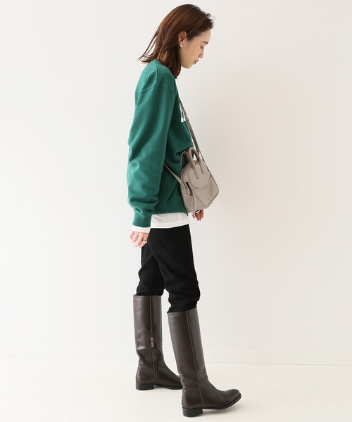 SLOBE IENA(スローブイエナ)の「ニュアンスインナー【手洗い可能】◆(Tシャツ/カットソー・レディース・ホワイト/チャコールグレー/アイボリー・FREE)」の19枚目の写真