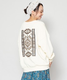 チャイハネ | 【チャイハネ】ネイティブ柄刺繍トップス プルオーバー(スウェット)