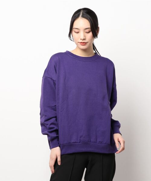 チャイハネ（チャイハネ）の「【チャイハネ】ネイティブ柄刺繍トップス プルオーバー（スウェット・レディース・ホワイト/パープル/ブルー・FREE）」の8枚目の写真