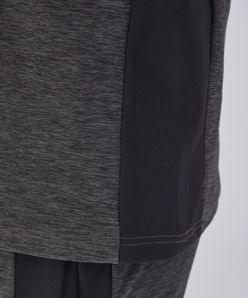 LONSDALE（ロンズデール）の「【LONSDALE/セットアップ対応】ニット裏フリースパーカー（パーカー・メンズ・チャコールグレー/ブラック/ベージュ・46/48）」の13枚目の写真