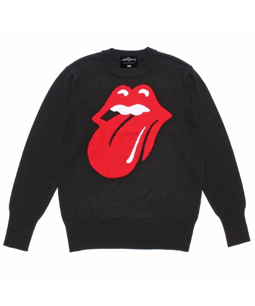 TMT（ティーエムティー）の「THE ROLLING STONES×TMT JACQUARD KNIT PULLOVER(VINTAGE 1970)（ニット/セーター・メンズ・トップグレー/ブラック・X-LARGE/LARGE/MEDIUM）」の3枚目の写真