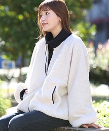 チチカカ | ボアジャケット(ノーカラージャケット)