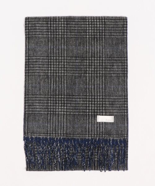 Te chichi（テチチ）の「チェック柄リバーシブルマフラー（マフラー・レディース・ブラウン/グリーン/チャコール/グレー/イエロー・ﾌﾘ-）」の2枚目の写真