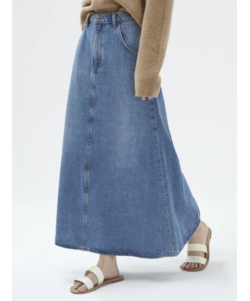 GAP（ギャップ）の「Aライン デニム マキシスカート（デニムスカート・レディース・ブルー・0/2/4/6/00/000/8/10）」の11枚目の写真