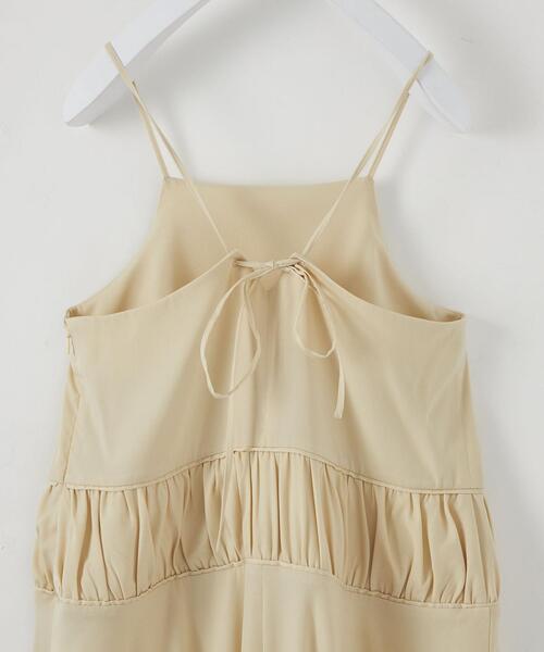 CITEN（シテン）の「＜CITEN（シテン）＞ウエストギャザーキャミ ワンピース（ワンピース・レディース・ネイビー/クリーム・FREE）」の14枚目の写真