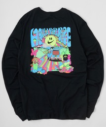 NIKE（ナイキ）の「【NIKE/ナイキ】バックプリント グラフィックデザイン ブラックライトプリント ロングスリーブ/ロンT（Tシャツ/カットソー・メンズ）」