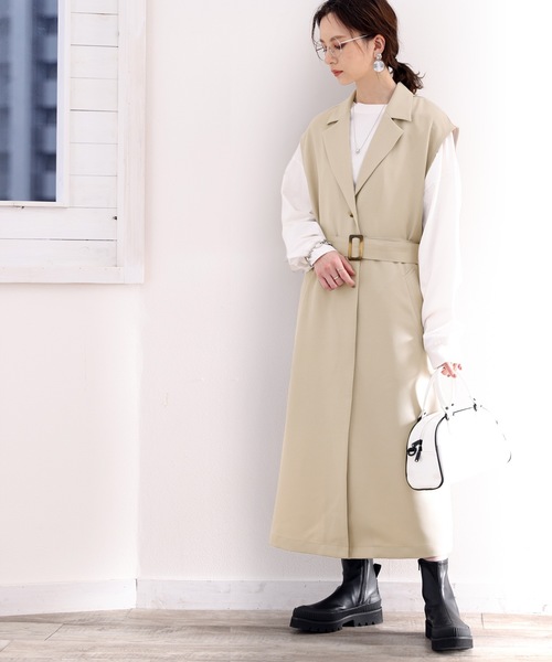 Grenfell ベージュ ロングコート TRENCH ファッション Grenfell