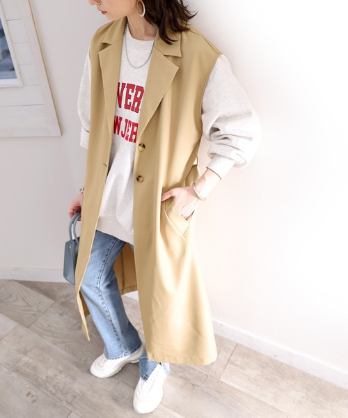 COAT ファッション Grenfell ベージュ ロングコート