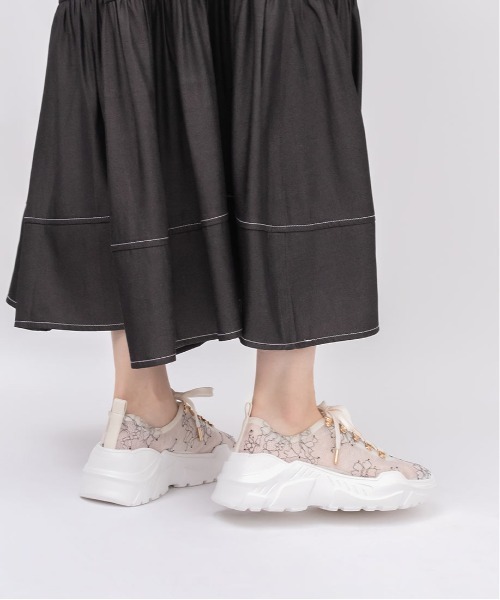 RANDA（ランダ）の「ストレスフリー/レーススニーカー（スニーカー・レディース・ホワイト/ブラック/ブルー・LL/S/M/L）」の5枚目の写真