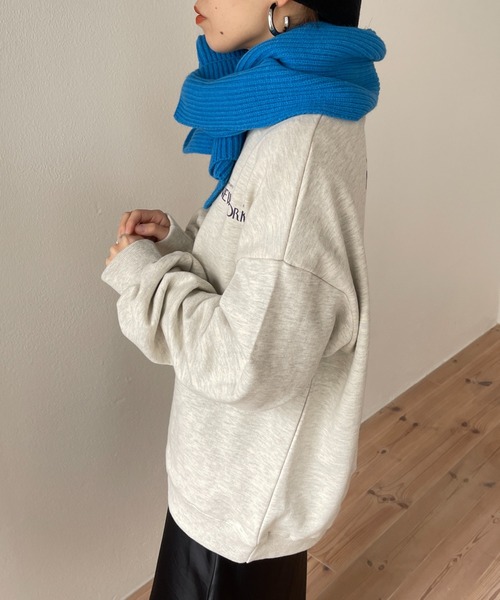 wee9s（ウィークス）の「KOBITO stretch sweat / オーバーサイズ