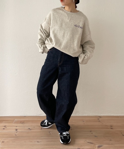 KOBITO sweat オーバーサイズコビトストレッチスウェット wee9s（ウィークス）の「KOBITO stretch sweat / オーバーサイズコビト