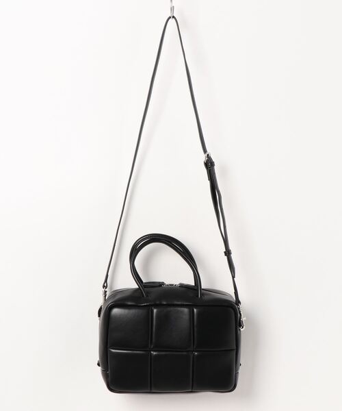 ROSE BUD（ローズバッド）の「(ADD CULUMN)パフボストンバッグ（ボストンバッグ・レディース・ブラック/オレンジ/ホワイト・FREE）」の21枚目の写真