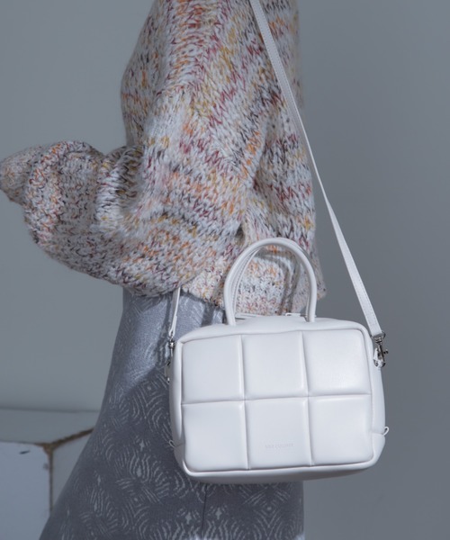 ROSE BUD（ローズバッド）の「(ADD CULUMN)パフボストンバッグ（ボストンバッグ・レディース・ブラック/オレンジ/ホワイト・FREE）」の8枚目の写真