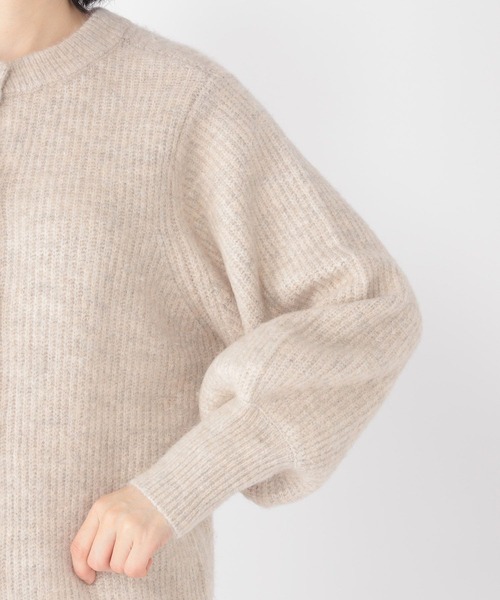 studio CLIP(スタディオクリップ)の「【WEB限定】洗える5ゲージパフスリーブ2WAYカーディガン(カーディガン/ボレロ・レディース・ブラック/ネイビー/グレー/ピンク/アイボリー・MEDIUM/LARGE)」の21枚目の写真