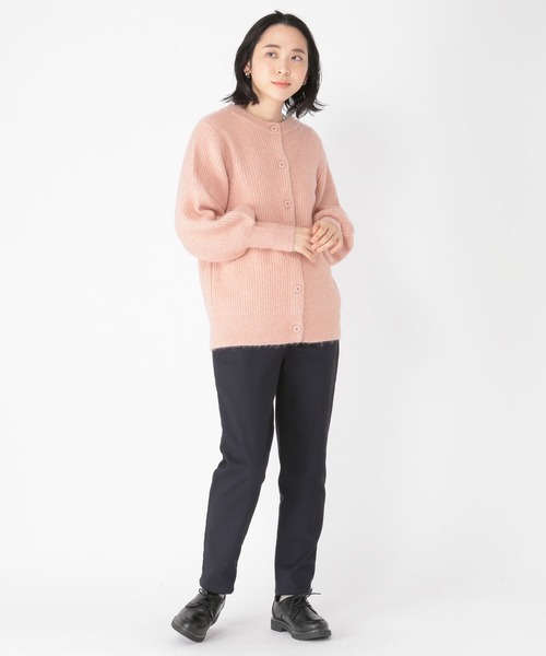 studio CLIP(スタディオクリップ)の「【WEB限定】洗える5ゲージパフスリーブ2WAYカーディガン(カーディガン/ボレロ・レディース・ブラック/ネイビー/グレー/ピンク/アイボリー・MEDIUM/LARGE)」の8枚目の写真