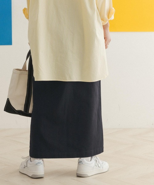 FORK&SPOON(フォークアンドスプーン)の「FORK&SPOON ストレートスカート(スカート・レディース・レッド/ネイビー/ベージュ系その他・1/2)」の8枚目の写真