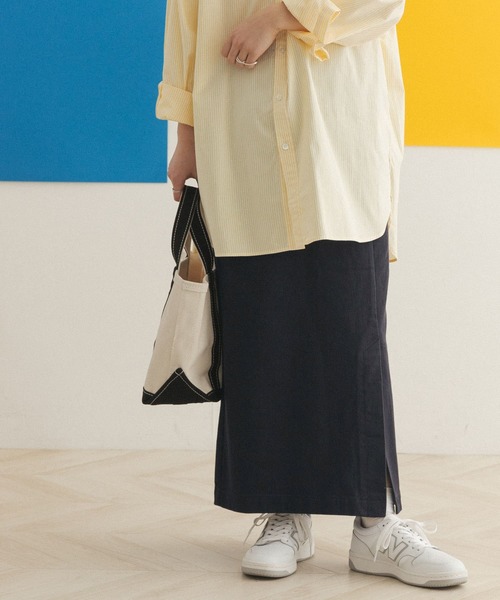 FORK&SPOON(フォークアンドスプーン)の「FORK&SPOON ストレートスカート(スカート・レディース・レッド/ネイビー/ベージュ系その他・1/2)」の10枚目の写真