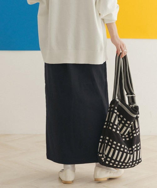 FORK&SPOON(フォークアンドスプーン)の「FORK&SPOON ストレートスカート(スカート・レディース・レッド/ネイビー/ベージュ系その他・1/2)」の16枚目の写真