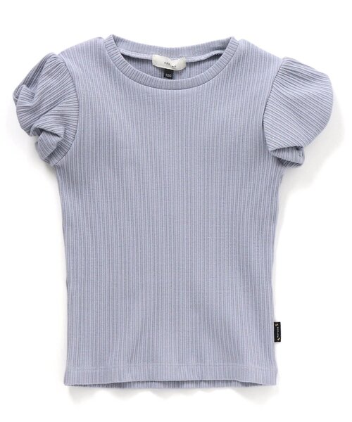 Seraph（セラフ）の「バルーン袖リブTシャツ（Tシャツ/カットソー・キッズ・オフホワイト/カーキ/サックスブルー/オレンジ/チャコール・110/140/130/90/100/80/120/95）」の5枚目の写真