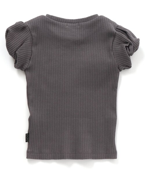 Seraph（セラフ）の「バルーン袖リブTシャツ（Tシャツ/カットソー・キッズ・オフホワイト/カーキ/サックスブルー/オレンジ/チャコール・110/140/130/90/100/80/120/95）」の8枚目の写真