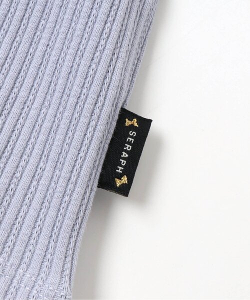 Seraph（セラフ）の「バルーン袖リブTシャツ（Tシャツ/カットソー・キッズ・オフホワイト/カーキ/サックスブルー/オレンジ/チャコール・110/140/130/90/100/80/120/95）」の16枚目の写真