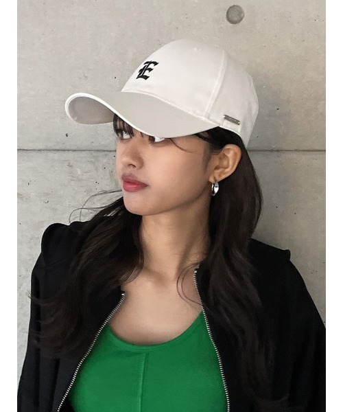 ENVYM(アンビー)の「E CAP(キャップ・レディース・ホワイト/ブラック・FREE)」の3枚目の写真