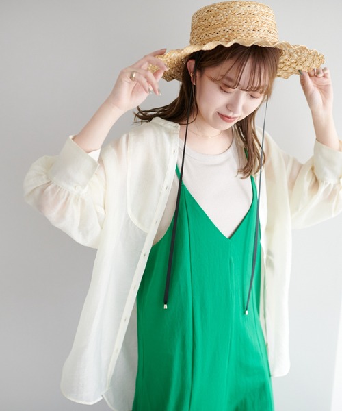 Casselini(キャセリーニ)の「【Casselini/キャセリーニ】透かしなみなみハット(キャップ・レディース・ブラック/ベージュ・FREE)」の12枚目の写真