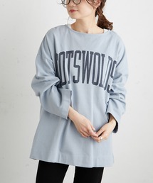 PUAL CE CIN（ピュアルセシン）の「ビッグロゴプリント ロングスリーブ（Tシャツ/カットソー）」
