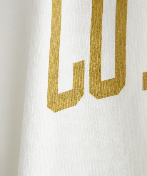 PUAL CE CIN（ピュアルセシン）の「ビッグロゴプリント ロングスリーブ（Tシャツ/カットソー・レディース・ホワイト系1/ホワイト系2/ベージュ/サックスブルー・FREE）」の11枚目の写真