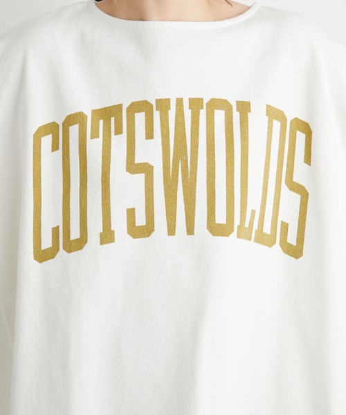 PUAL CE CIN（ピュアルセシン）の「ビッグロゴプリント ロングスリーブ（Tシャツ/カットソー・レディース・ホワイト系1/ホワイト系2/ベージュ/サックスブルー・FREE）」の12枚目の写真