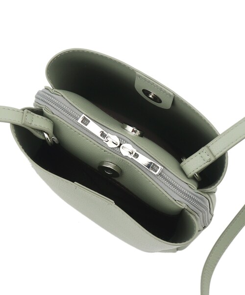 SHOO・LA・RUE(シューラルー)の「◆ふわっとかるい3層ショルダー(ショルダーバッグ・レディース・ブラック/ライトグリーン/ナチュラル/ブラウン系その他7・00)」の9枚目の写真