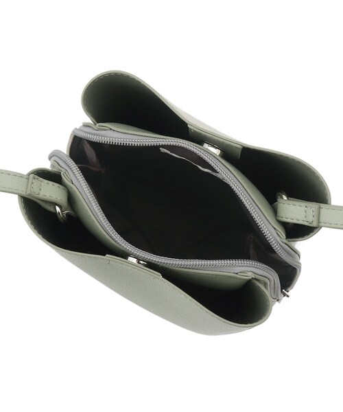 SHOO・LA・RUE(シューラルー)の「◆ふわっとかるい3層ショルダー(ショルダーバッグ・レディース・ブラック/ライトグリーン/ナチュラル/ブラウン系その他7・00)」の10枚目の写真