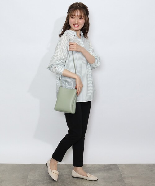 SHOO・LA・RUE(シューラルー)の「◆ふわっとかるい3層ショルダー(ショルダーバッグ・レディース・ブラック/ライトグリーン/ナチュラル/ブラウン系その他7・00)」の14枚目の写真