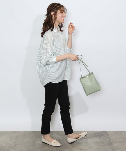 SHOO・LA・RUE(シューラルー)の「◆ふわっとかるい3層ショルダー(ショルダーバッグ・レディース・ブラック/ライトグリーン/ナチュラル/ブラウン系その他7・00)」の15枚目の写真