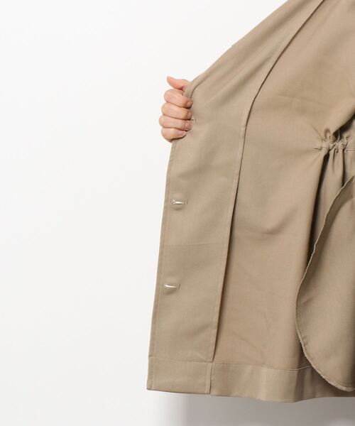 flower(フラワー)の「スローリーモッズコート(モッズコート・レディース・ベージュ・FREE)」の2枚目の写真