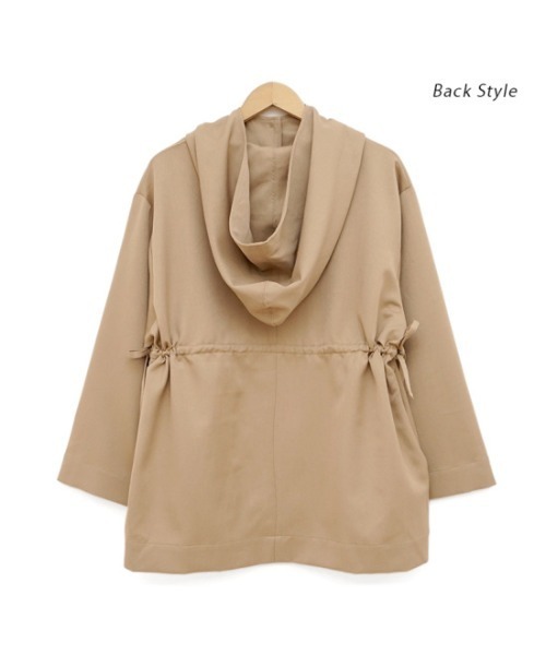 flower(フラワー)の「スローリーモッズコート(モッズコート・レディース・ベージュ・FREE)」の6枚目の写真