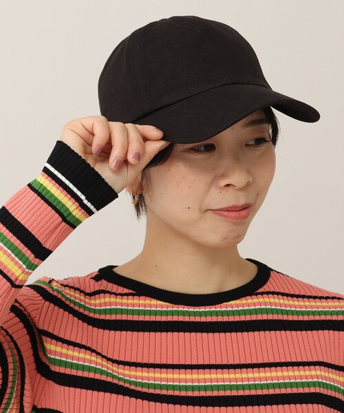 UNTITLED（アンタイトル）の「【STORY掲載】ワイドブリムキャップ（キャップ・レディース・ブラック/サンドベージュ・00）」の6枚目の写真