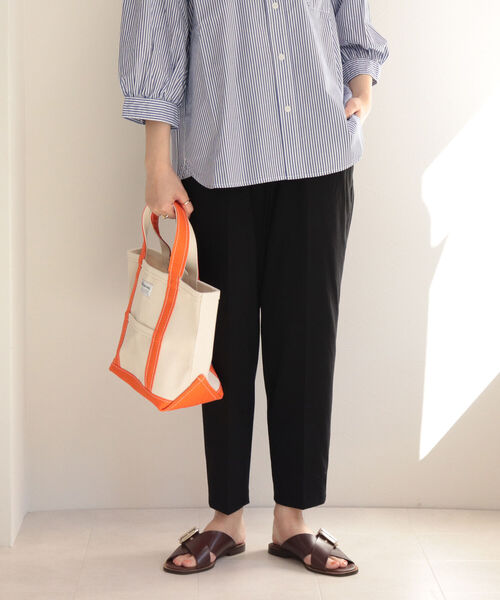 ORCIVAL（オーシバル）の「［新色追加］【ORCIVAL/オーシバル】CANVAS TOTE S キャンバストートバッグS（トートバッグ・レディース・チャコールグレー/ベージュ/グレー/オリーブ/ピンク/オレンジ/ライトブルー/パープル・FREE）」の11枚目の写真
