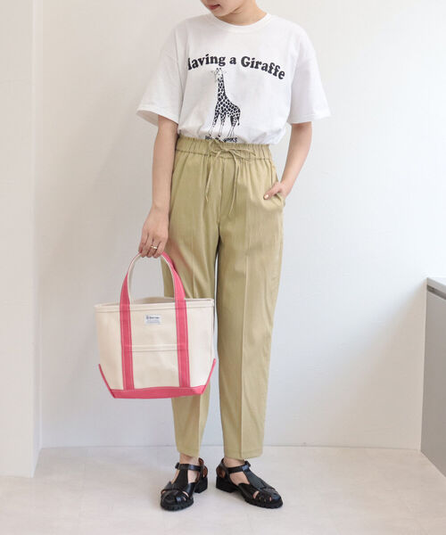 ORCIVAL（オーシバル）の「［新色追加］【ORCIVAL/オーシバル】CANVAS TOTE S キャンバストートバッグS（トートバッグ・レディース・チャコールグレー/ベージュ/グレー/オリーブ/ピンク/オレンジ/ライトブルー/パープル・FREE）」の13枚目の写真